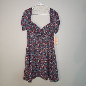 GB | Gianni Bini Juniors xFloral Short Sleeve Dress